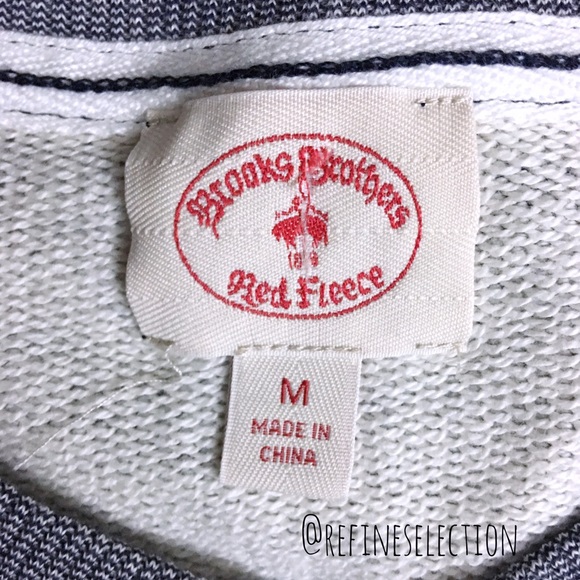 Brooks Brothers Red Fleece Blue Terry Sweatshirt - Picture 4 of 6